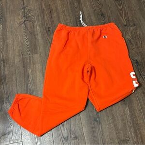 Champion Men’s Size Large Vibrant Orange Joggers Clemson Tigers